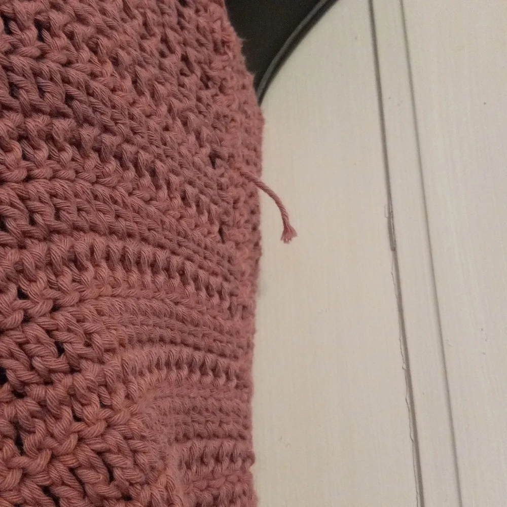 Homemade Pink Crochet Halter Top - Picture 5 of 5